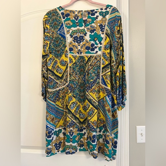 Umgee L Bohemian Printed Tunic Dress - Picture 6 of 7